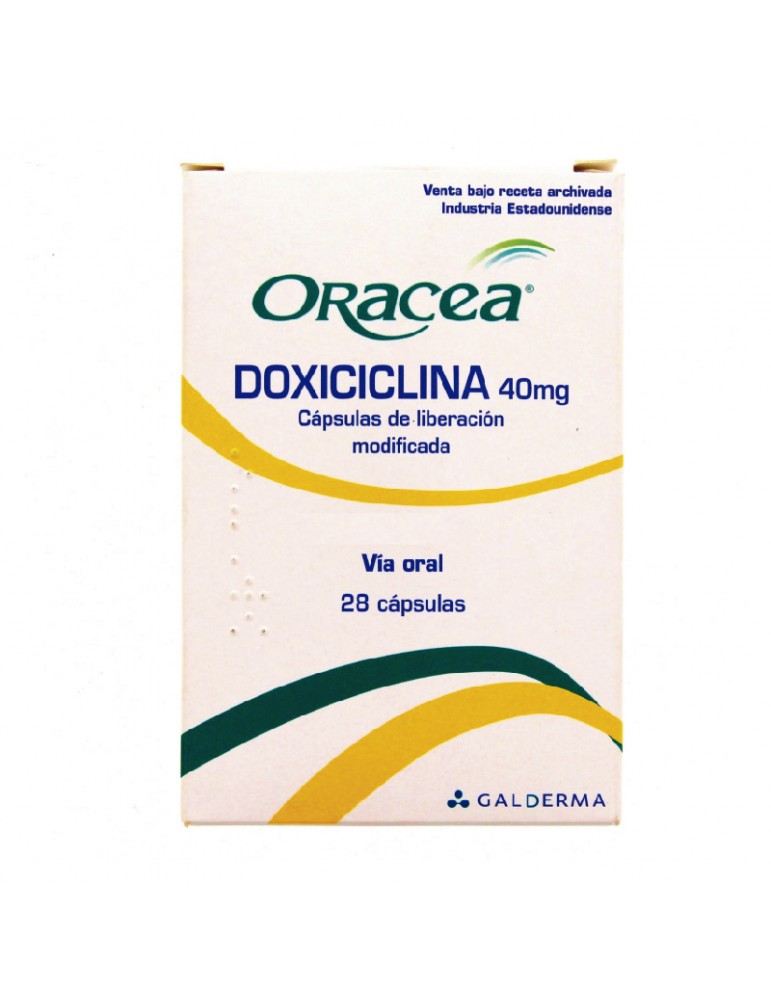 Oracea 40 mg Cápsulas (GALDERMA)
