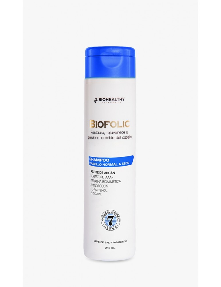 Biofolic shampoo cabello normal a seco |Biohealthy