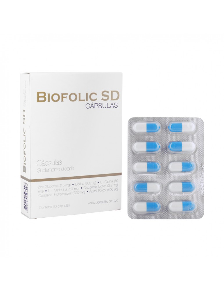 Biofolic SD cápsulas x 60 |Biohealthy