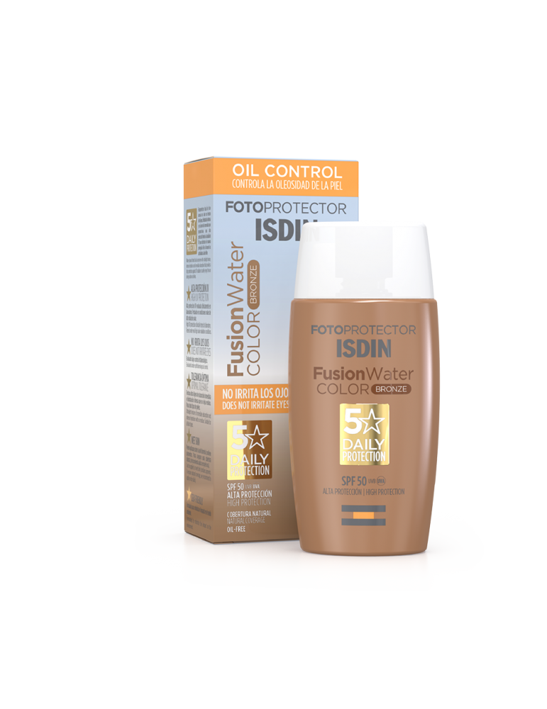 Fotoprotector Fusion Water Color Bronze SPF 50 |Isdin