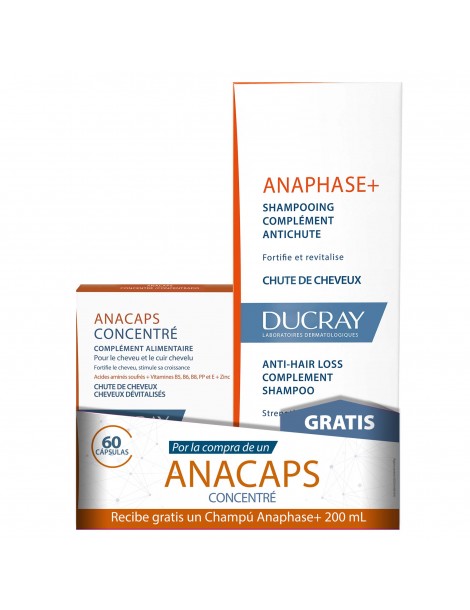 Kit Anacaps + Anaphase Gratis |Ducray
