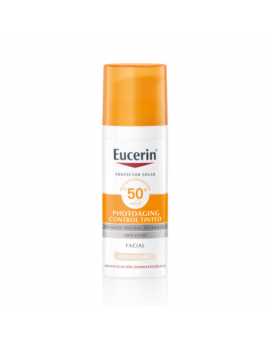 Eucerin Sun  Facial  Anti edad Tono  Claro  50 ml |Eucerin